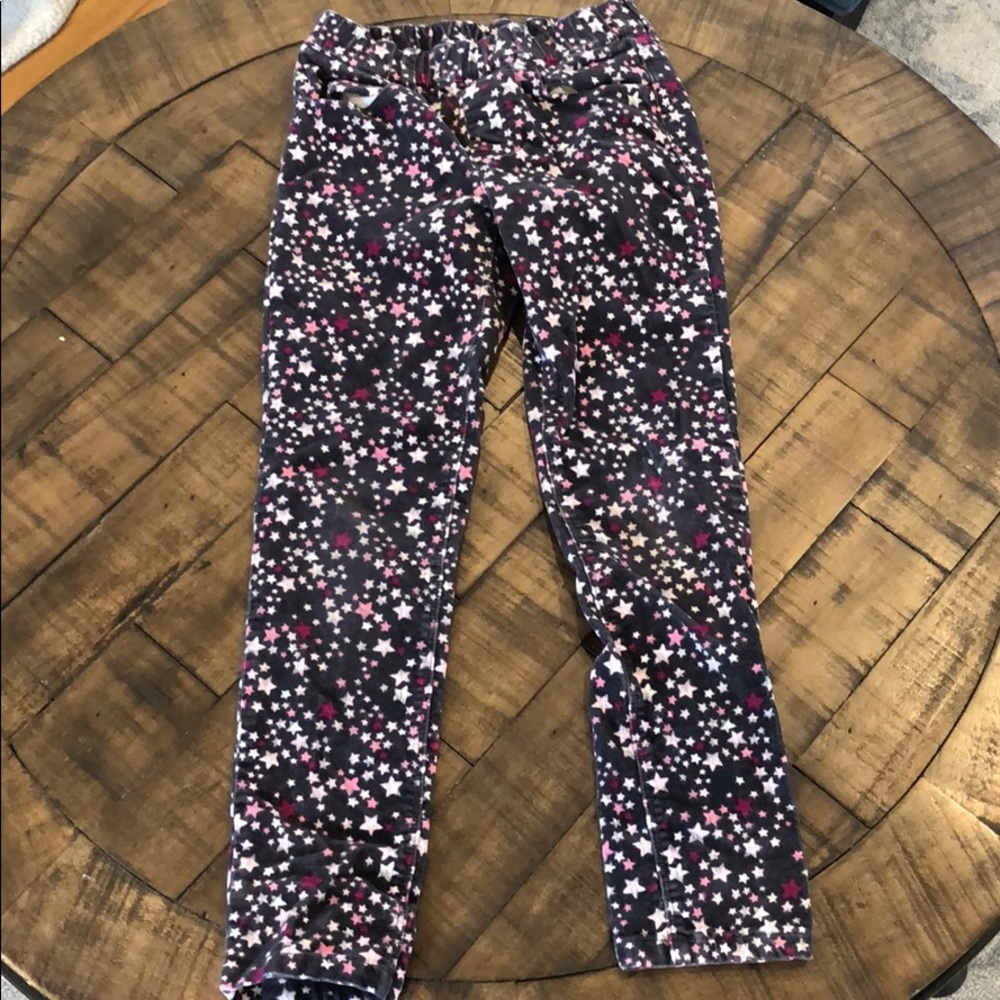 Girls Gymboree Star Print Corduroys- Size 7